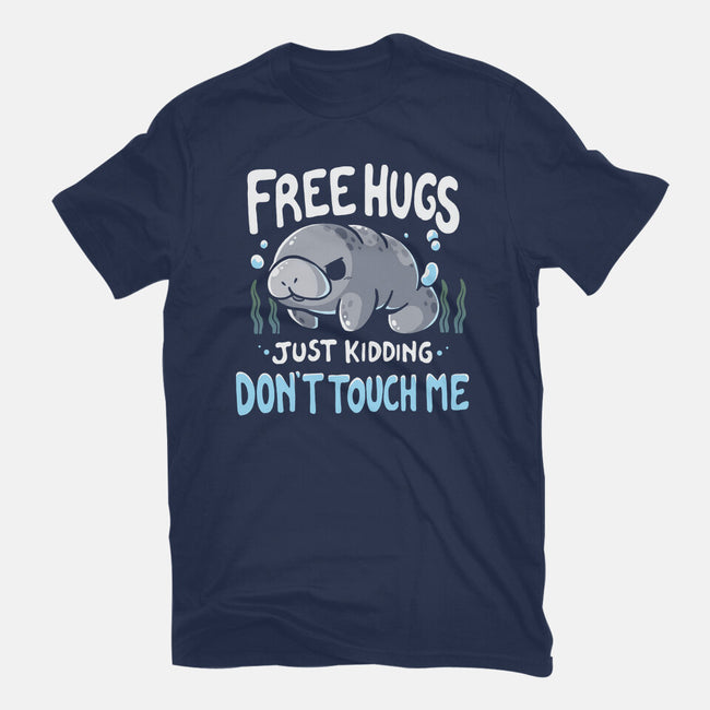 Don't Touch Me-Womens-Fitted-Tee-Vallina84