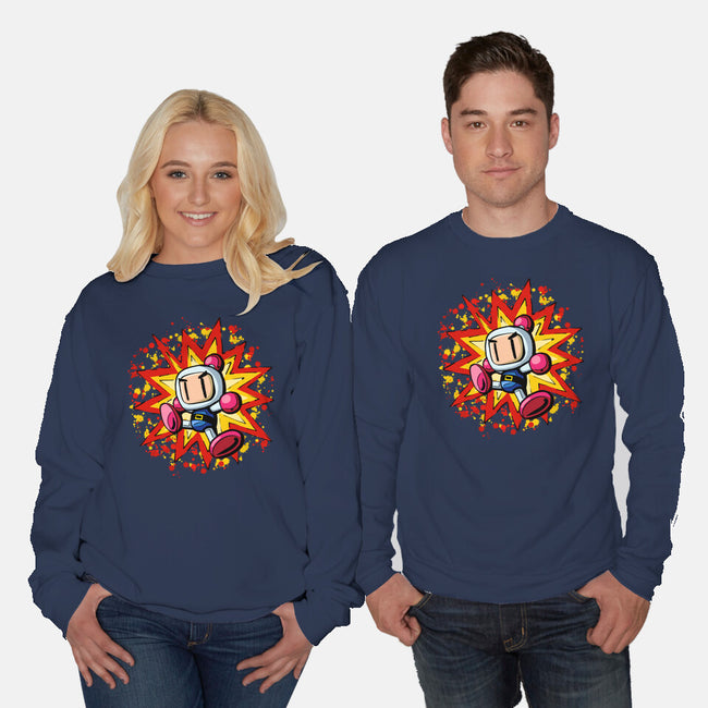 Bomb Hero-Unisex-Crew Neck-Sweatshirt-nickzzarto