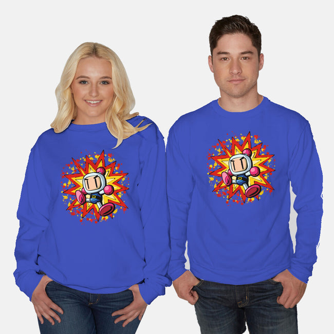 Bomb Hero-Unisex-Crew Neck-Sweatshirt-nickzzarto
