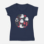 Japan Bird-Womens-V-Neck-Tee-Vallina84