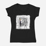 Take On Me Gwen-Womens-V-Neck-Tee-zascanauta