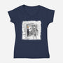 Take On Me Gwen-Womens-V-Neck-Tee-zascanauta
