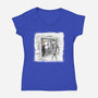 Take On Me Gwen-Womens-V-Neck-Tee-zascanauta