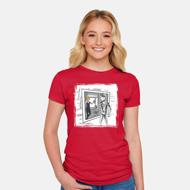 Take On Me Gwen-Womens-Fitted-Tee-zascanauta