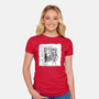 Take On Me Gwen-Womens-Fitted-Tee-zascanauta