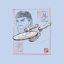 USS Enterprise Sumi-e-Unisex-Crew Neck-Sweatshirt-Astrobot Invention