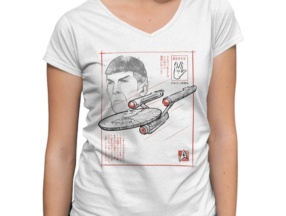 USS Enterprise Sumi-e