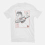 USS Enterprise Sumi-e-Womens-Fitted-Tee-Astrobot Invention