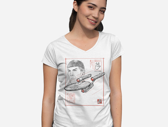 USS Enterprise Sumi-e