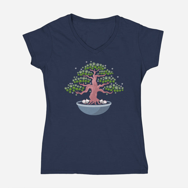 Pawnsai-Womens-V-Neck-Tee-erion_designs