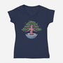 Pawnsai-Womens-V-Neck-Tee-erion_designs