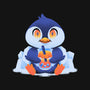Bubble Tea Penguin-Womens-Fitted-Tee-FunkVampire