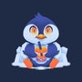 Bubble Tea Penguin-Mens-Heavyweight-Tee-FunkVampire
