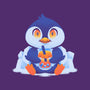 Bubble Tea Penguin-Womens-Fitted-Tee-FunkVampire