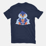 Bubble Tea Penguin-Unisex-Basic-Tee-FunkVampire