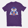 Bubble Tea Penguin-Womens-Fitted-Tee-FunkVampire