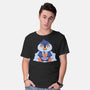 Bubble Tea Penguin-Mens-Basic-Tee-FunkVampire