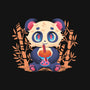 Bubble Tea Panda-Womens-Fitted-Tee-FunkVampire