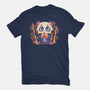 Bubble Tea Panda-Womens-Fitted-Tee-FunkVampire