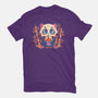 Bubble Tea Panda-Womens-Fitted-Tee-FunkVampire