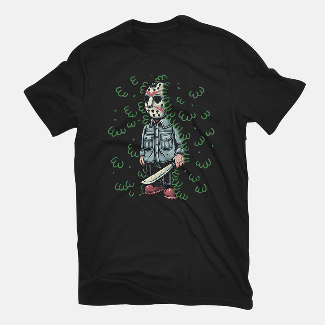 Lurking In The Camp-Womens-Fitted-Tee-momma_gorilla
