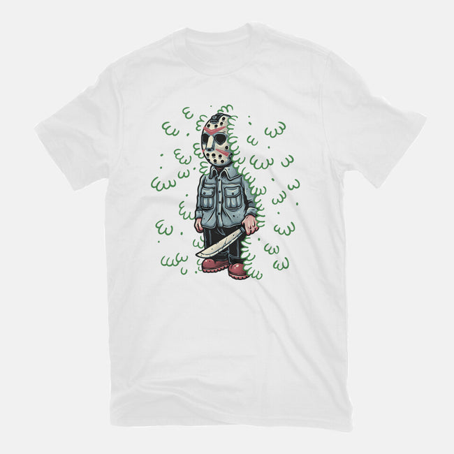 Lurking In The Camp-Womens-Fitted-Tee-momma_gorilla