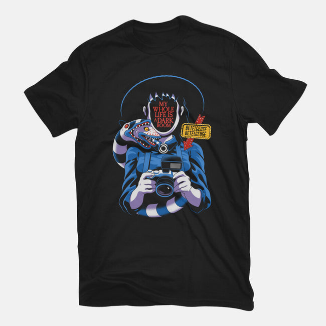 Dark Room-Unisex-Basic-Tee-Jorgetiradoart