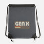 Gen X Vintage Quote-None-Drawstring-Bag-Studio Mootant
