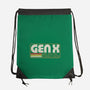 Gen X Vintage Quote-None-Drawstring-Bag-Studio Mootant