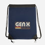 Gen X Vintage Quote-None-Drawstring-Bag-Studio Mootant