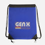 Gen X Vintage Quote-None-Drawstring-Bag-Studio Mootant