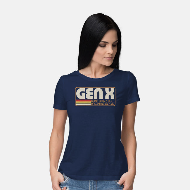 Gen X Vintage Quote-Womens-Basic-Tee-Studio Mootant