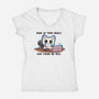 They Have Not Found Me Well-Womens-V-Neck-Tee-TechraNova