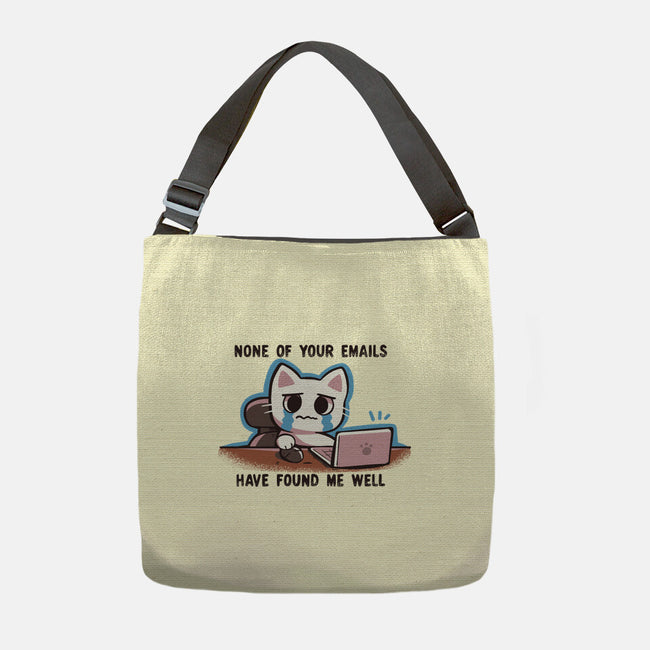 They Have Not Found Me Well-None-Adjustable Tote-Bag-TechraNova