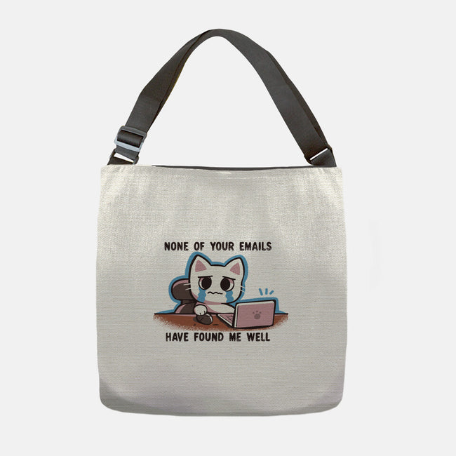 They Have Not Found Me Well-None-Adjustable Tote-Bag-TechraNova