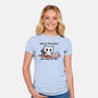 They Have Not Found Me Well-Womens-Fitted-Tee-TechraNova
