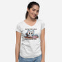 They Have Not Found Me Well-Womens-V-Neck-Tee-TechraNova