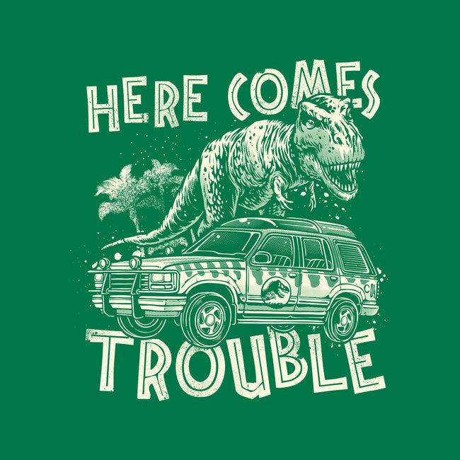 Here Comes Trouble-Unisex-Crew Neck-Sweatshirt-momma_gorilla