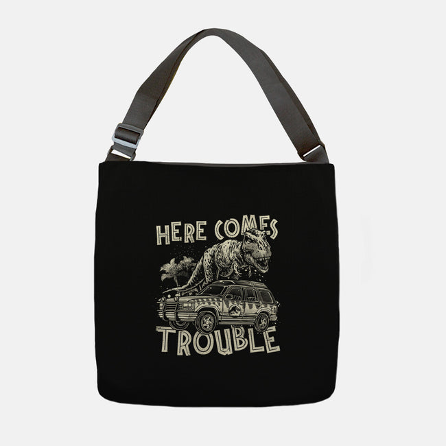Here Comes Trouble-None-Adjustable Tote-Bag-momma_gorilla