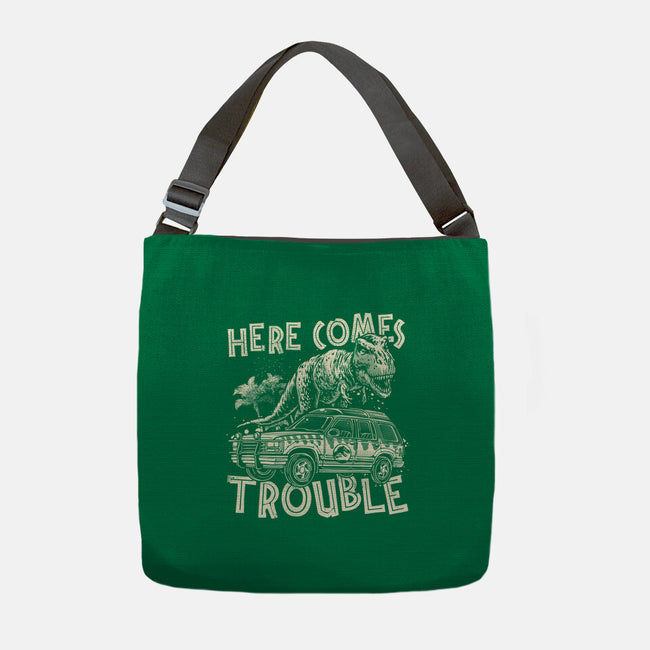 Here Comes Trouble-None-Adjustable Tote-Bag-momma_gorilla