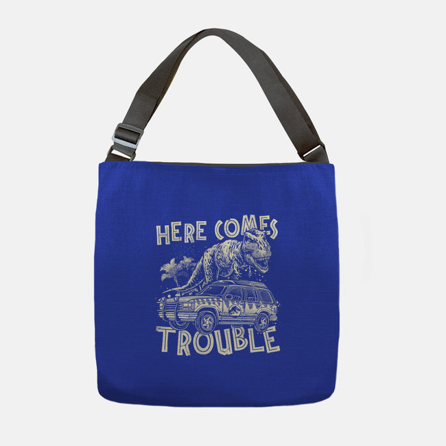 Here Comes Trouble-None-Adjustable Tote-Bag-momma_gorilla