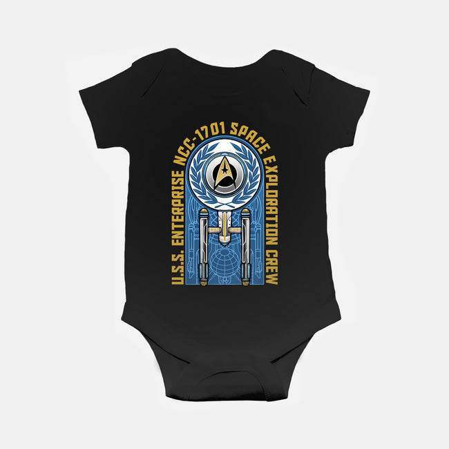 Space Exploration-Baby-Basic-Onesie-momma_gorilla