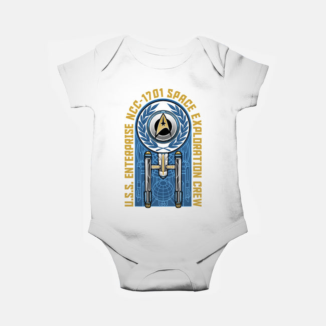 Space Exploration-Baby-Basic-Onesie-momma_gorilla