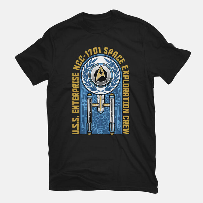 Space Exploration-Womens-Fitted-Tee-momma_gorilla