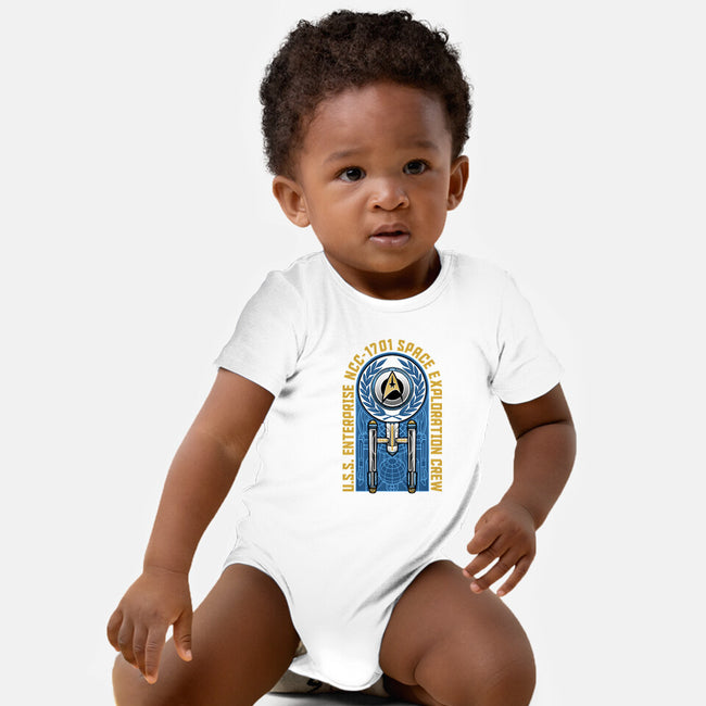 Space Exploration-Baby-Basic-Onesie-momma_gorilla