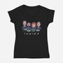 Innies-Womens-V-Neck-Tee-Geekydog