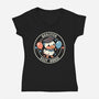 Qualified Silly Goose-Womens-V-Neck-Tee-TechraNova