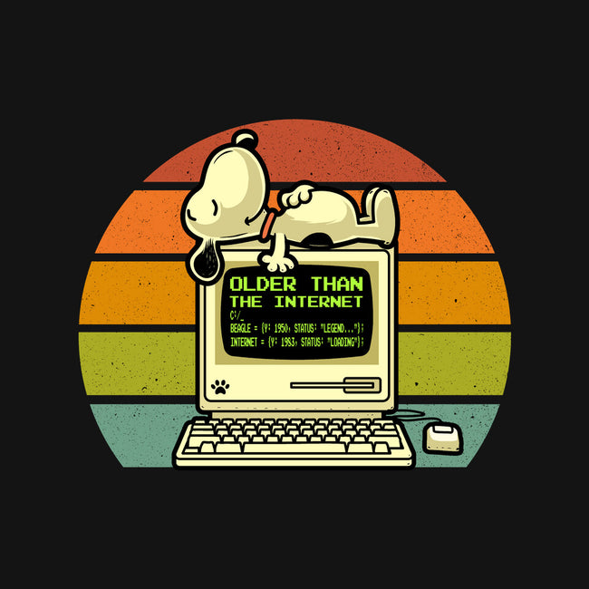 Pre Internet Beagle-Womens-Basic-Tee-erion_designs