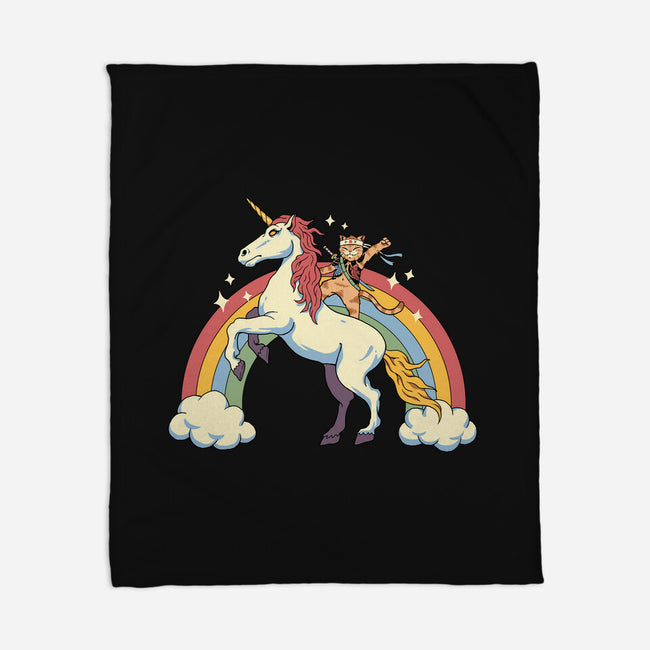 Unicorn Catana-None-Fleece-Blanket-vp021