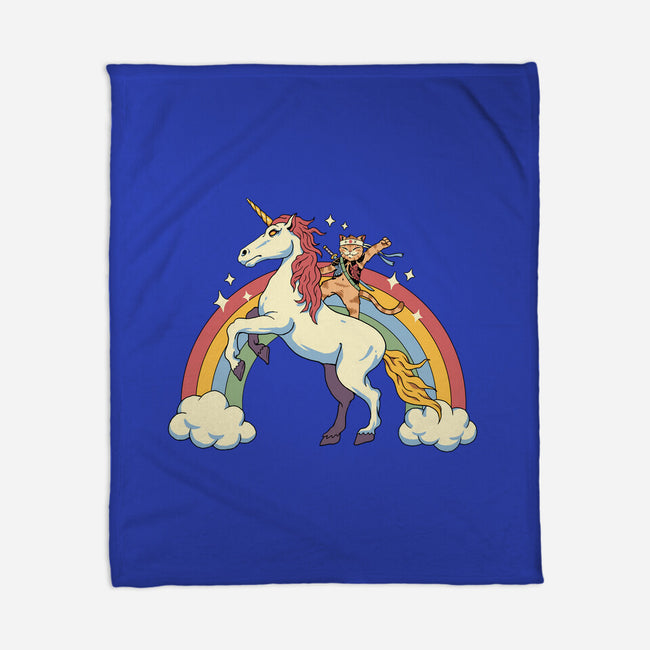 Unicorn Catana-None-Fleece-Blanket-vp021